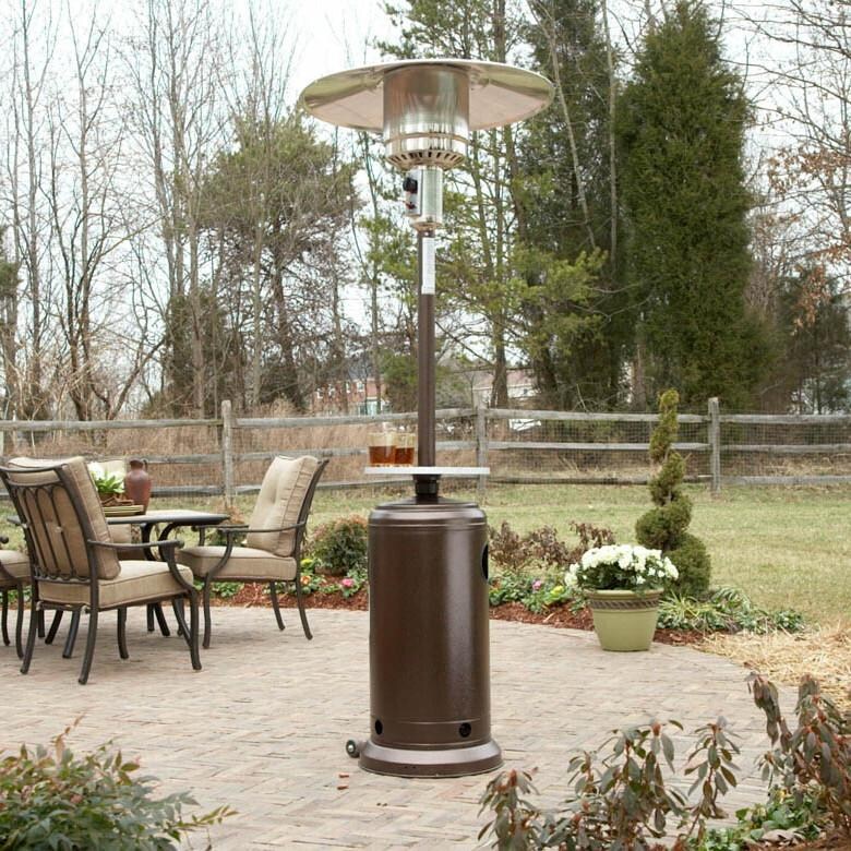 AZ Patio Heaters 41，000 BTU Propane Gas Patio Heater With Table