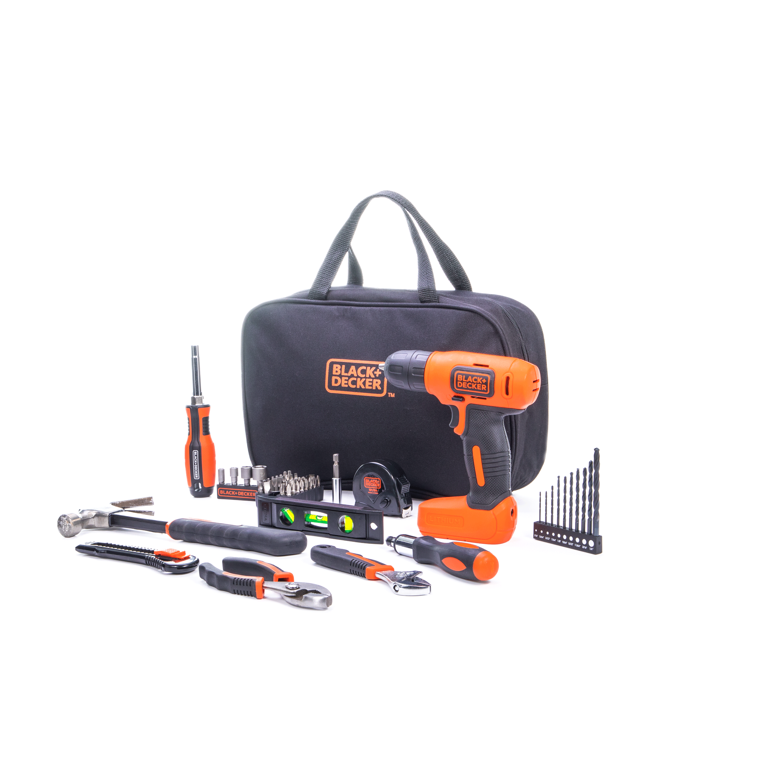 8V MAX* Drill & Home Tool Kit, 57 Piece