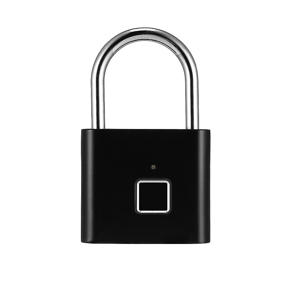 Smart Fingerprint Lock Mini Usb Charging Smart Padlock Cabinet Fingerprint Lock Luggage Padlock