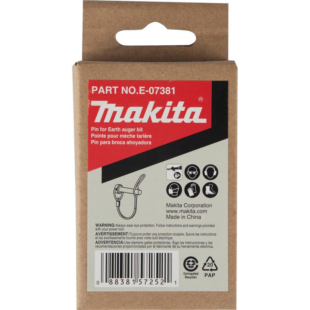 Makita Earth Auger Pin E-07381 from Makita