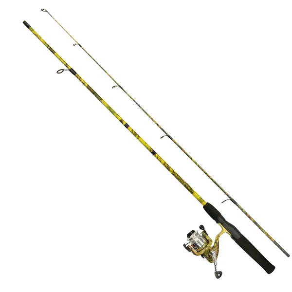 HT Enterprises 6' 2-Piece Medium Action Fish Hunter Spinning Combo