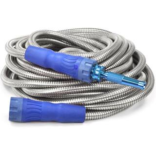 BERNINI FOUNTAINS Pro 58 in Dia x 50 ft. Length Light Kink Free Metal Hose - Slate Blue LG3857BE