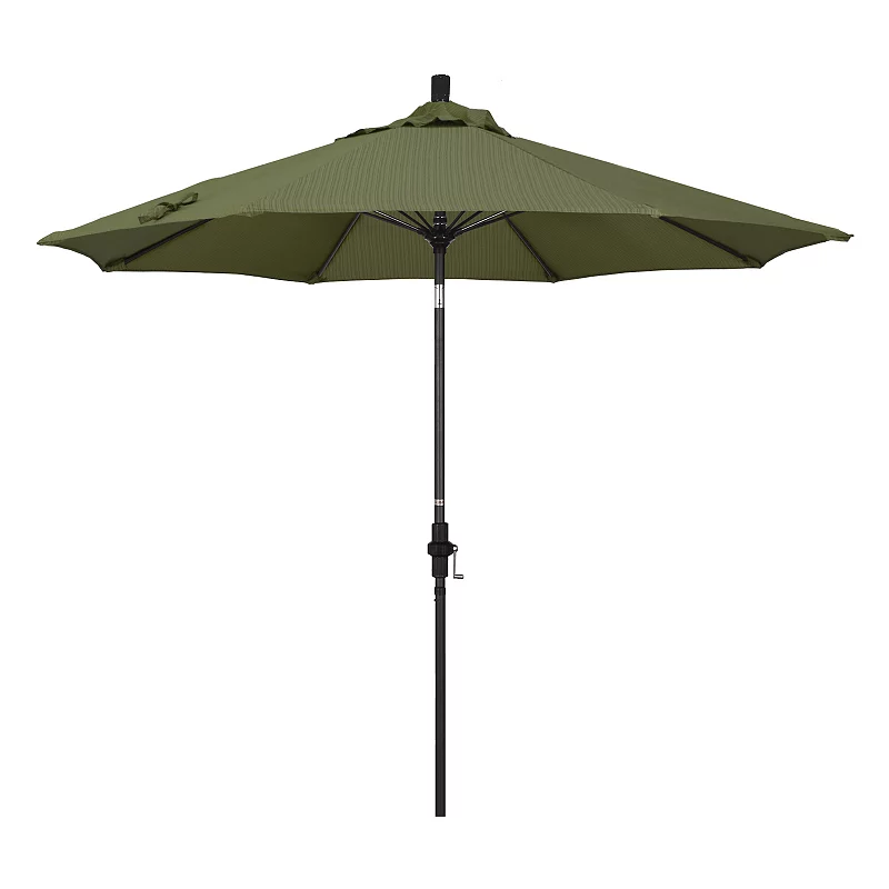 California Umbrella 9-ft. Sun Master Black Finish Patio Umbrella