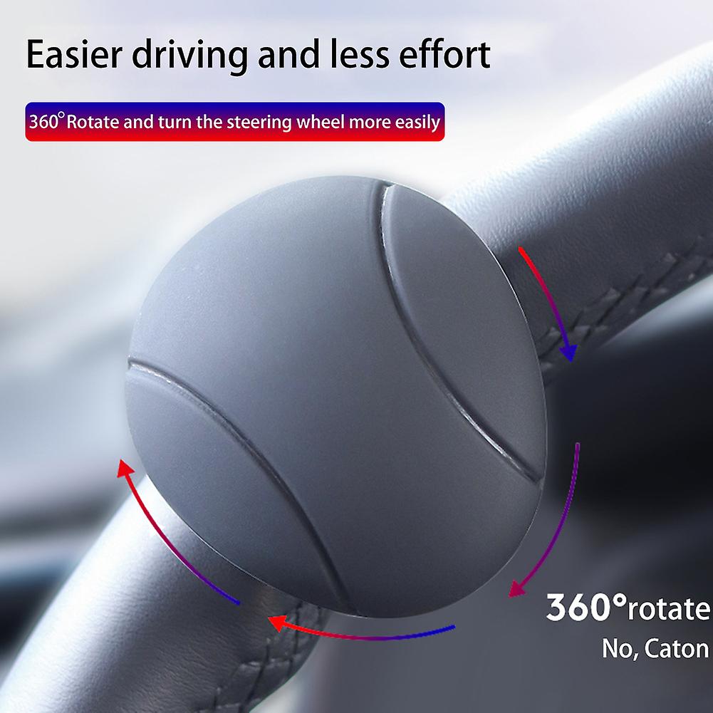 Car Steering Wheel Booster Fine-tuning Steering Driver Assist Booster 360 Degrees Rotation One-handed Operation Non-slip Silicone Booster For Most Car