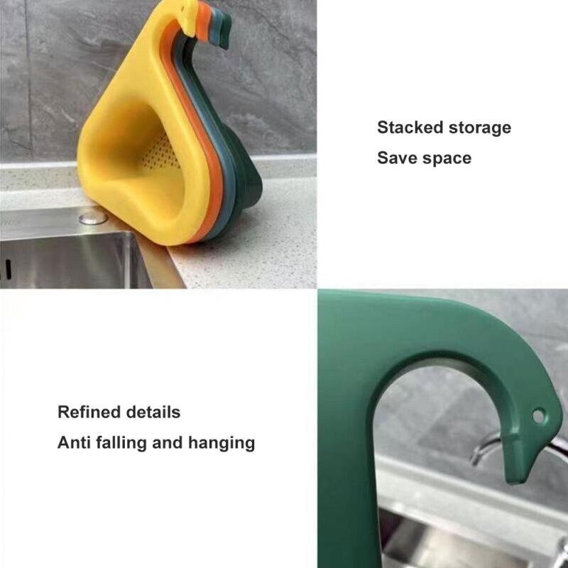 🔥SUMMER HOT SALE - 49% OFF🔥 Kitchen Sink Drain Basket Swan Drain Rack