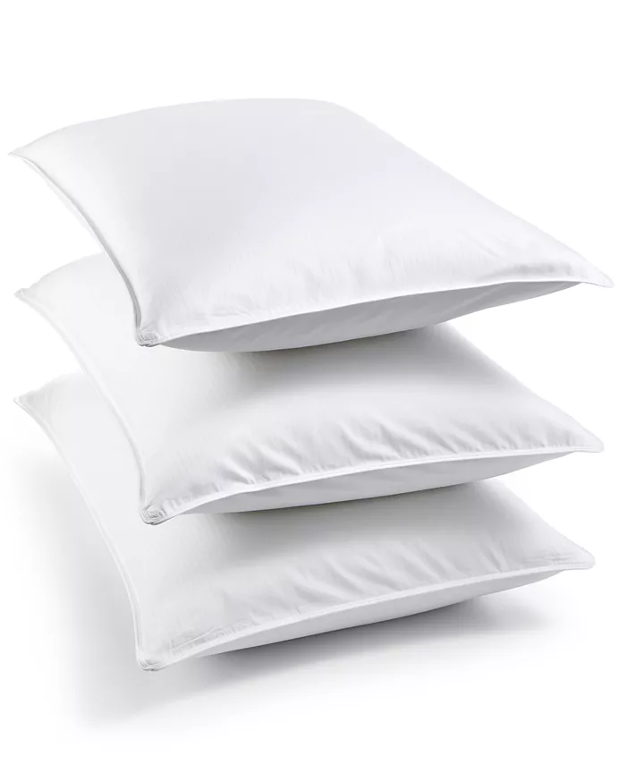 Charter Club White Down Soft Density Pillow， Standard Queen，