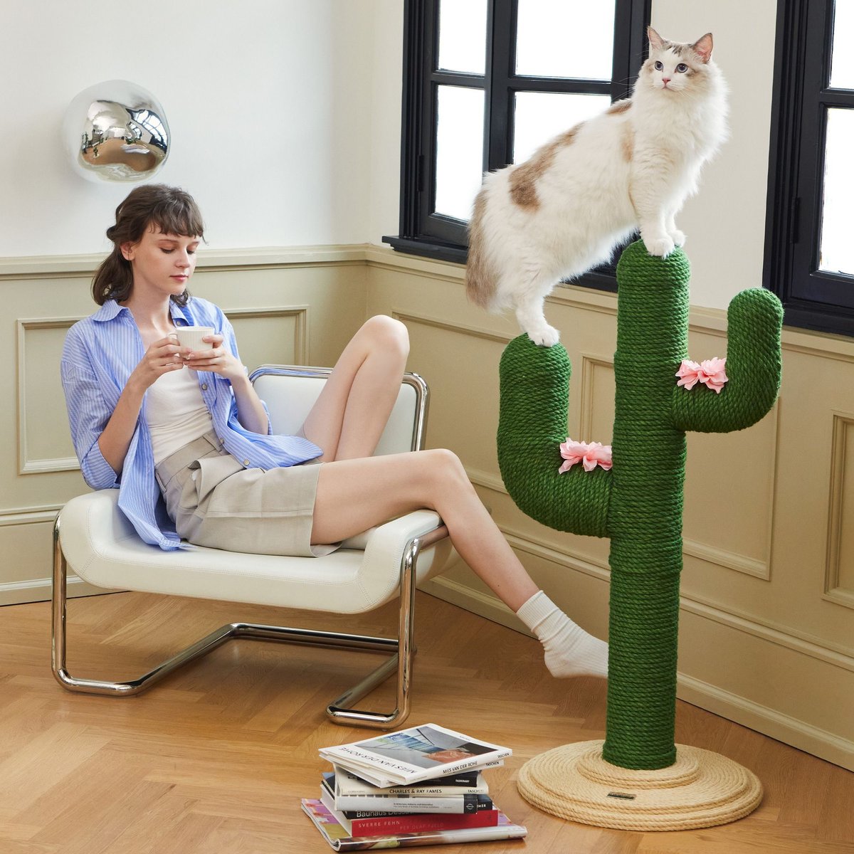 VETRESKA Oasis Cactus 41-in Cat Tree