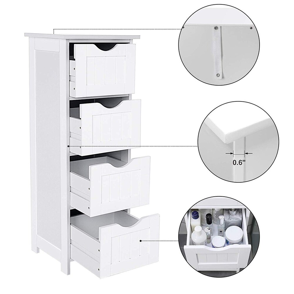 Bathroom Storage Cabinet  Freestanding Office Cabinet with Drawers