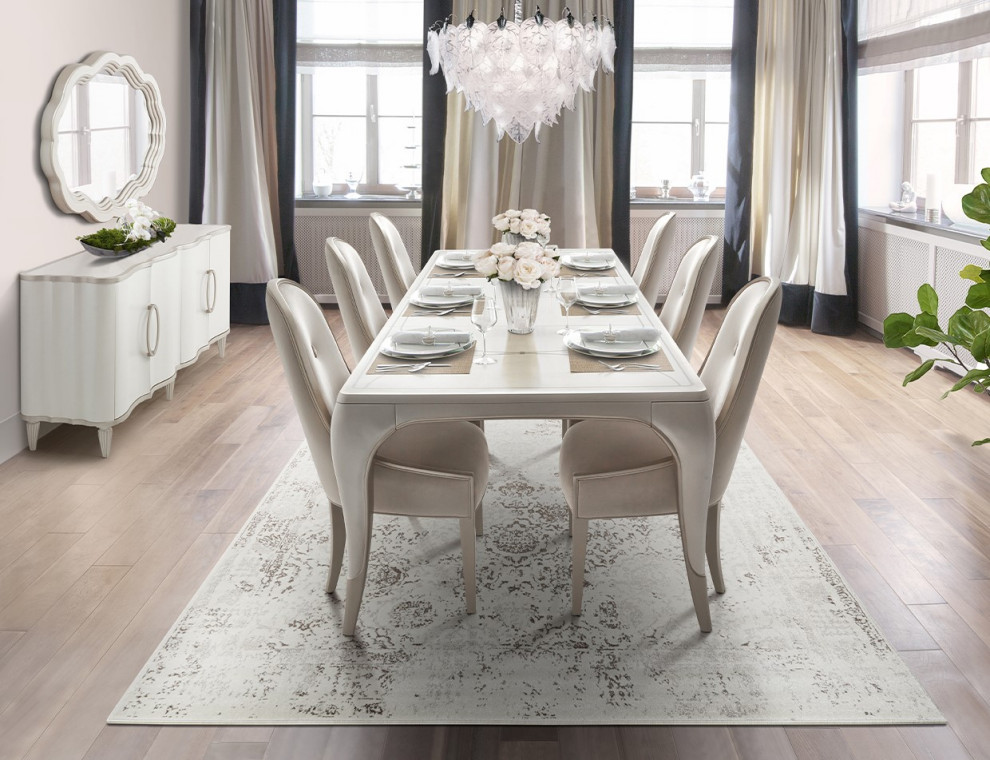 London Place Dining Side Chair   Creamy Pearl   Contemporary   Dining Chairs   by Michael Amini  Houzz