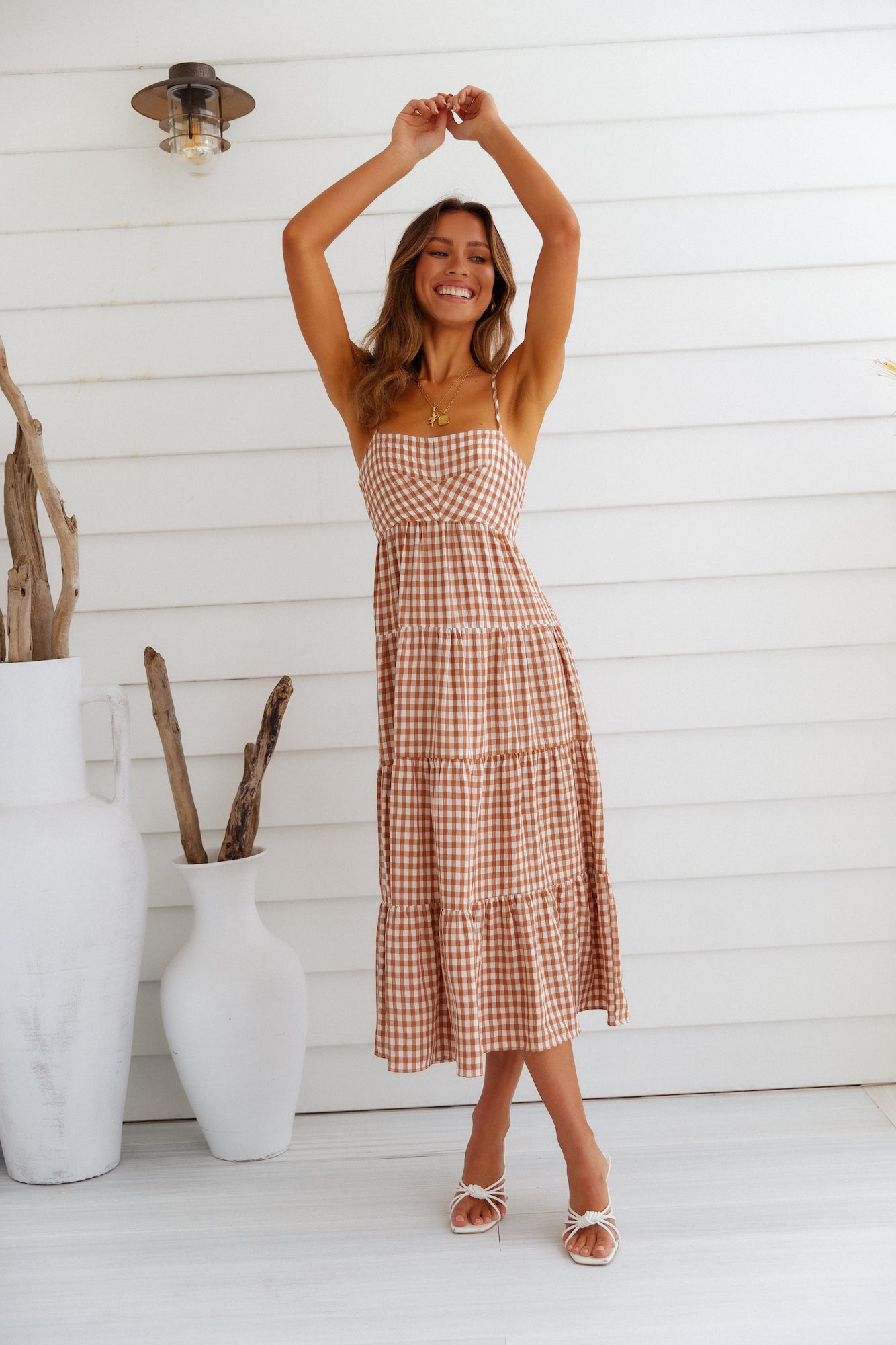 Gingham Dreams Maxi Dress