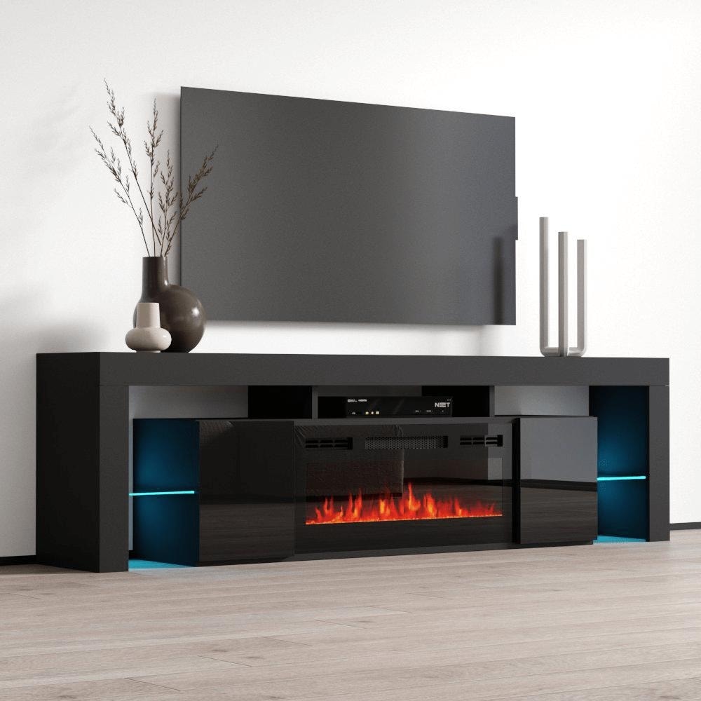 Soleo BL EF Electric Fireplace 79\