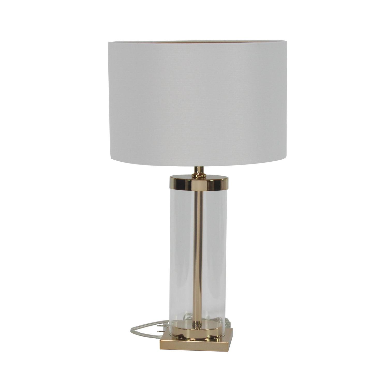 CosmoLiving by Cosmopolitan Gold Metal Glam Table Lamp 24