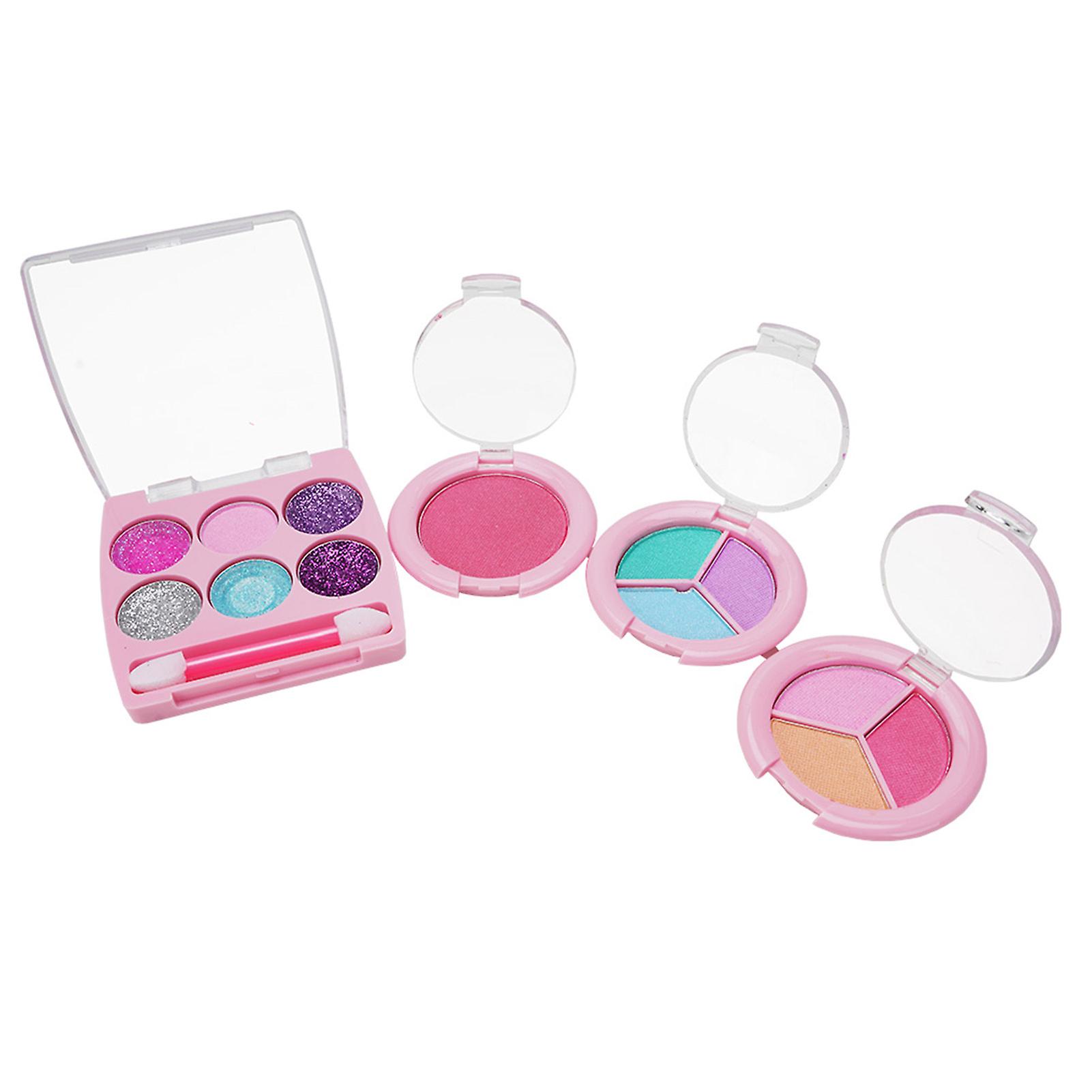 Kids Children's Makeup Set Girls Princess Makeup Box Nontoxic Cosmetics Kit Toys