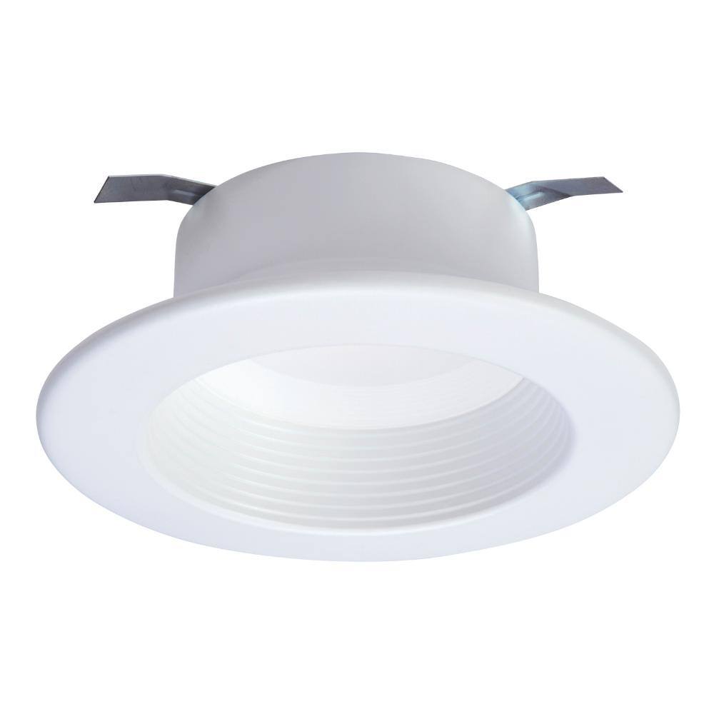 Halo RL 4 in. 2700K to 5000K White Integrated LED Recessed Ceiling Light Retrofit Trim with Selectable CCT (2-Pack) RL406CCT-2PK