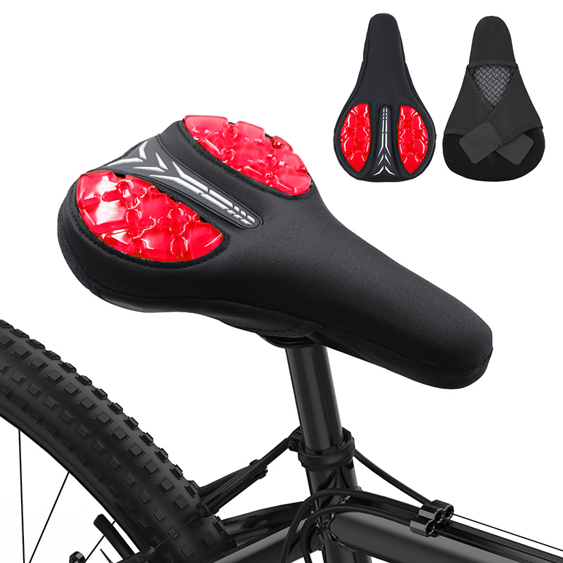 Bicycle Liquid Silicone Gels Breathable Comfortable Extra Soft Cycling Bike Saddle Cover