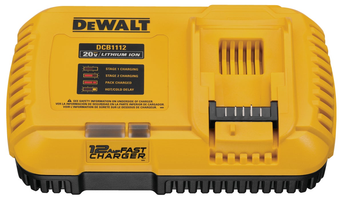 DW 20V MAX Flexvolt Li-Ion 12 Amp Fast Battery Charger