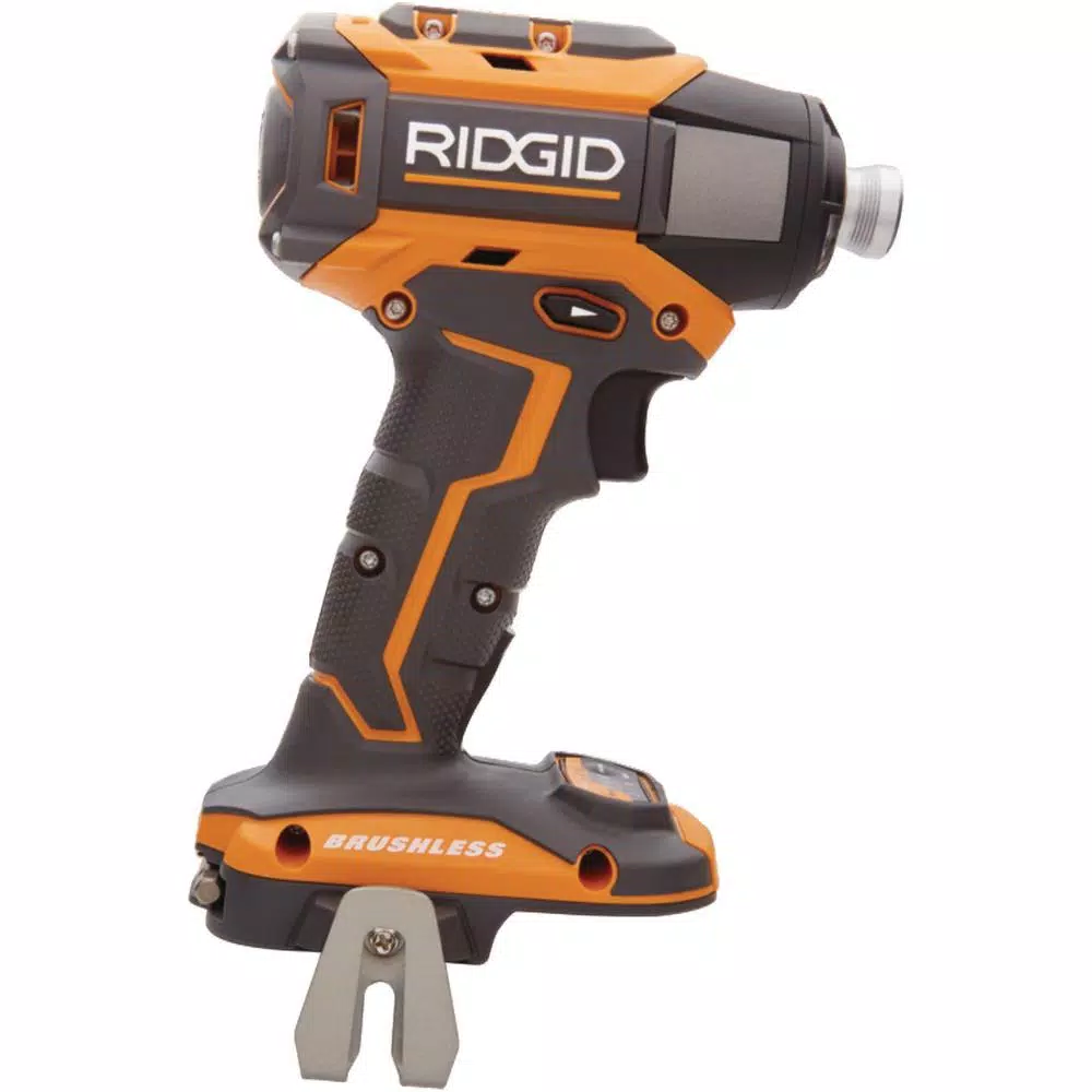 RIDGID 18-Volt OCTANE Brushless Cordless 6-Mode 1/4 in. Impact Driver (Tool Only) and#8211; XDC Depot