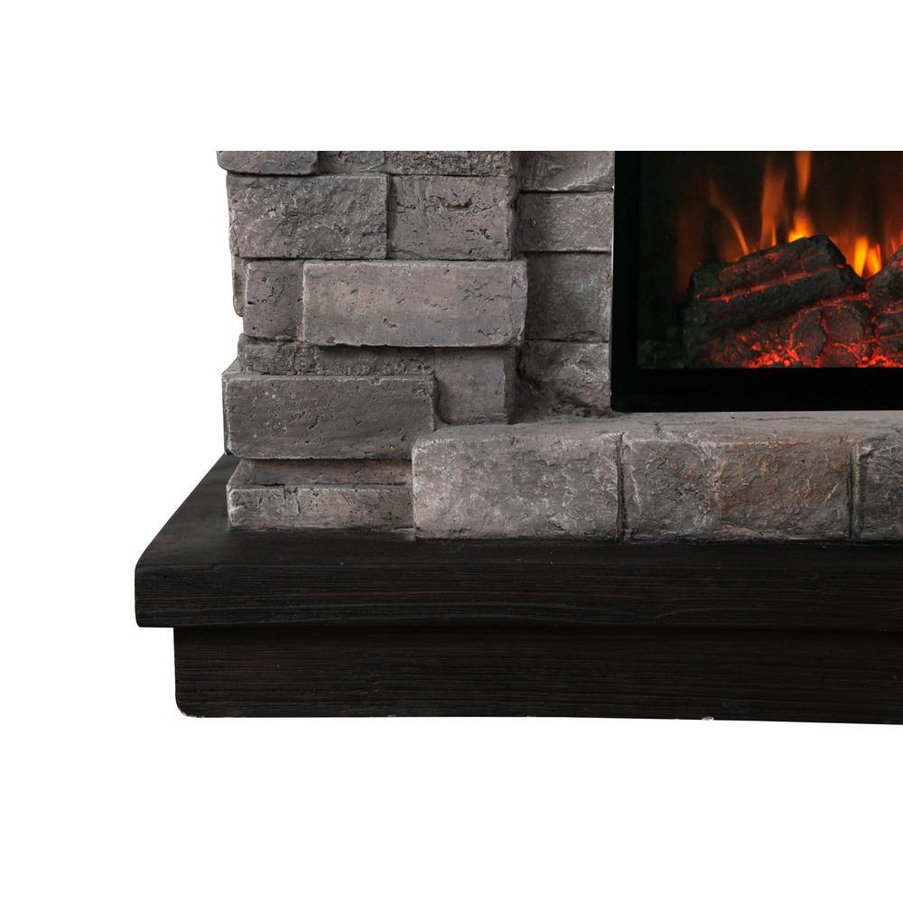 FESTIVO 36 in. Freestanding Electric Fireplace in Gray FFP20141