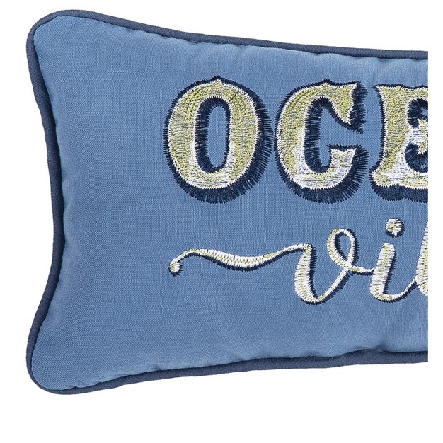 C amp f Home Ocean Vibes Embroidered Throw Pillow