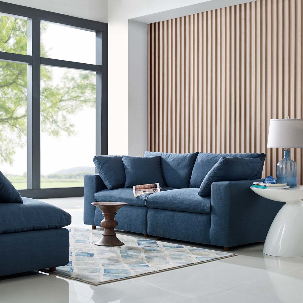 Modern Contemporary Urban Living Sofa Set  Fabric   Transitional   Sofas   by House Bound  Houzz