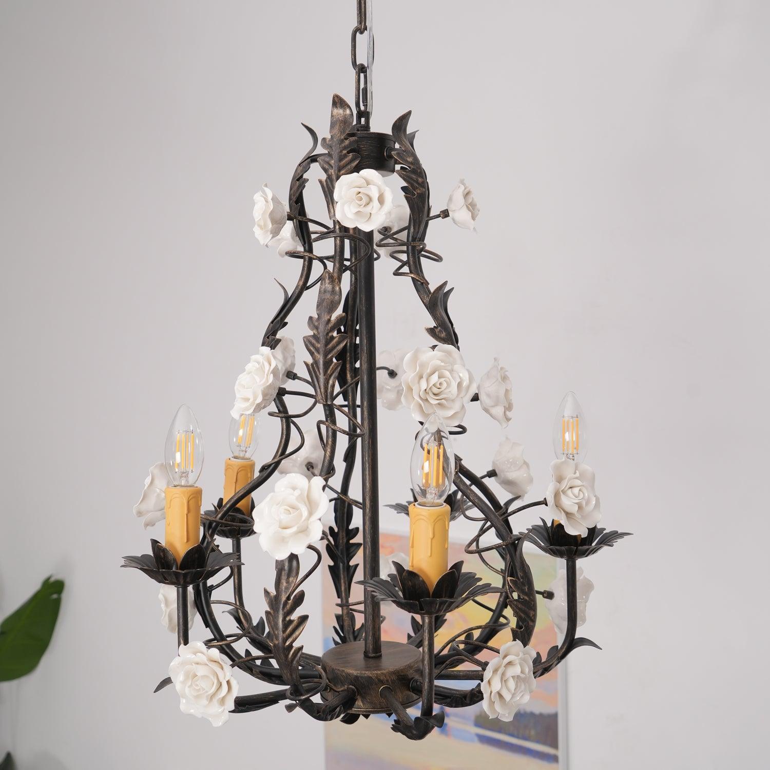 Florentine Rose Garden Chandelier