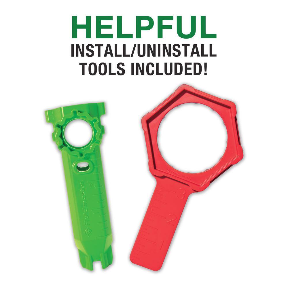 Fluidmaster Performax 3 in. Universal High Performance Everything Toilet Repair Kit with Install Tools K-400H-038-T4