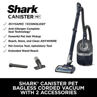 Shark Pet Corded Bagless Canister Vacuum Cleaner CZ351