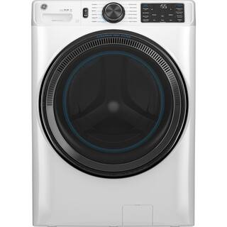 GE 5.0 cu.ft. Smart Front Load Washer in White with Steam UltraFresh Vent System and Microban Technology GFW655SSVWW