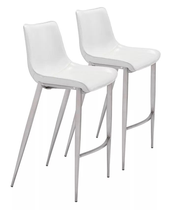 Zuo Magnus Bar Chair Set of 2