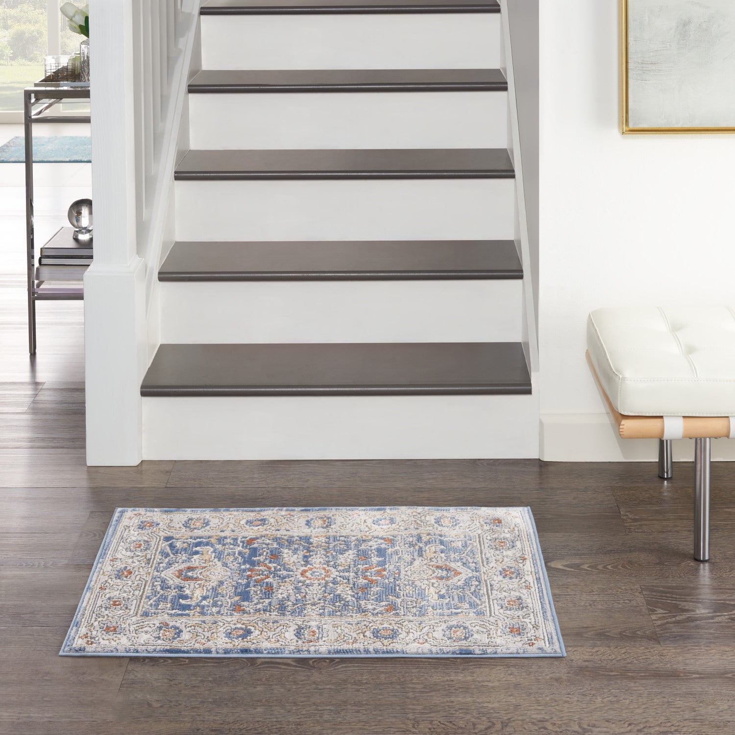 Series 4 Light Blue Grey Vintage Rug