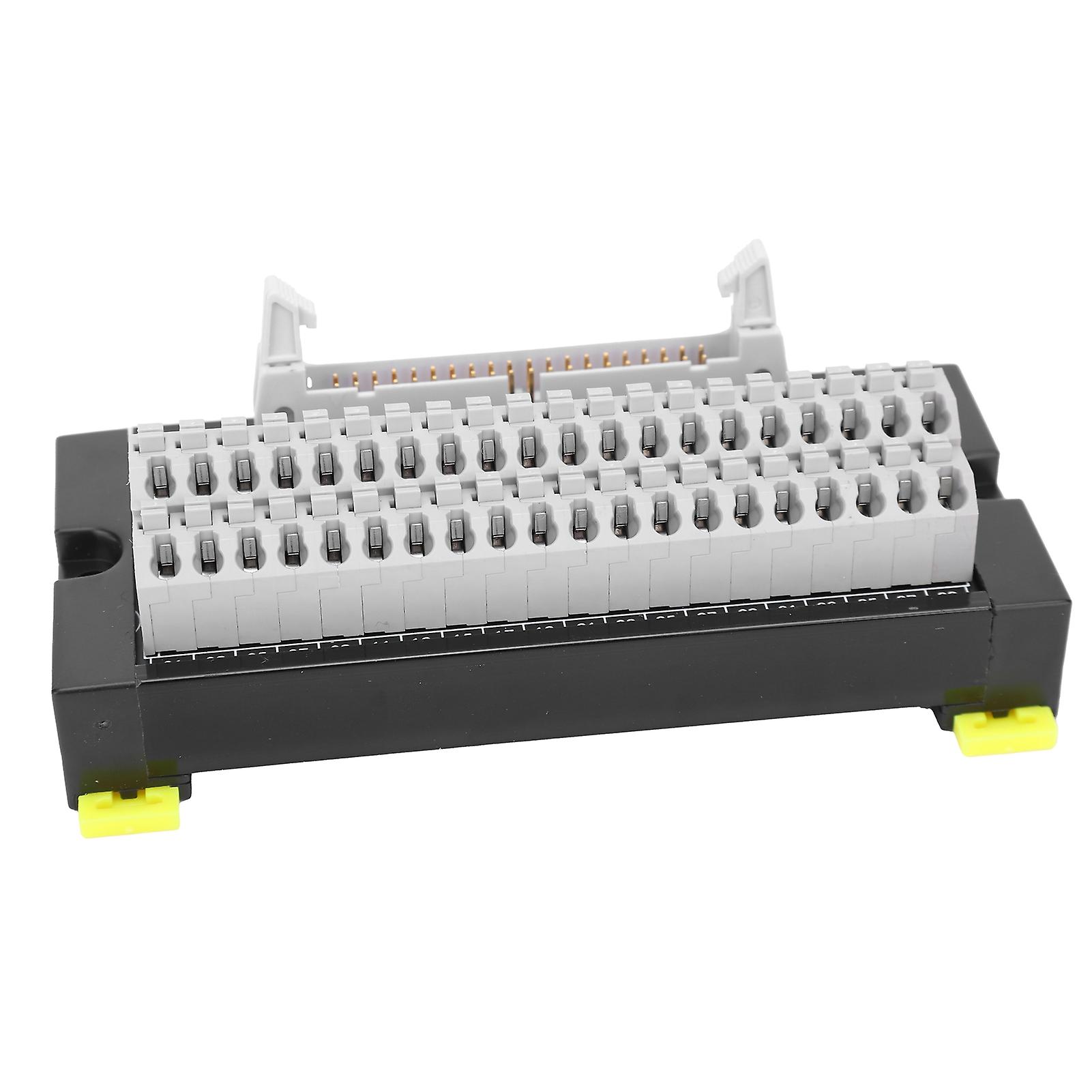 Terminal Block 40 Pin Breakout DIN Rail Mounting Adapter Connector Switch Control IDC40P‑DK