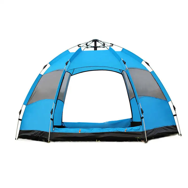 Double Layer 3 5 Person Bedroom Family Hiking Waterproof Outdoor Pop Up Tent for Camping