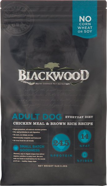 Blackwood Chicken Meal and Rice Recipe Everyday Diet Adult Dry Dog Food