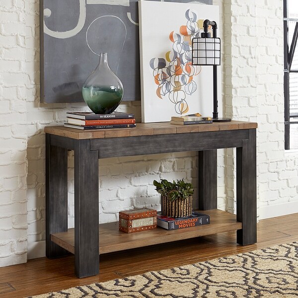 Rutland Grove Two Tone Charcoal/Desert Sofa Table