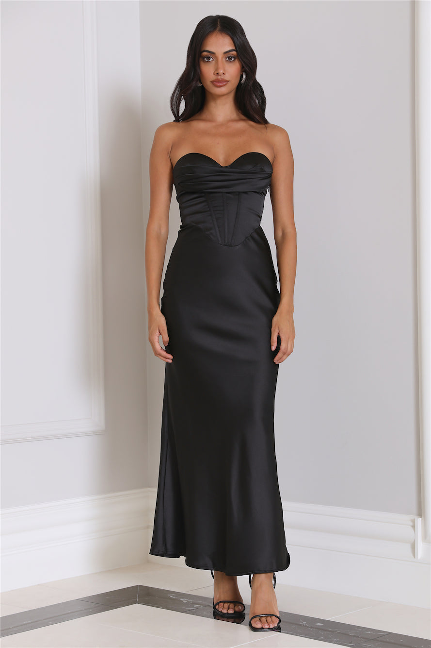 Loves Luxe Maxi Dress Black