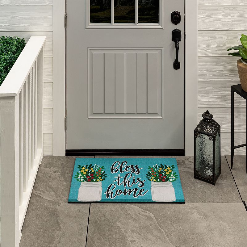 Celebrate Together™ Bless This Home Floral Doormat