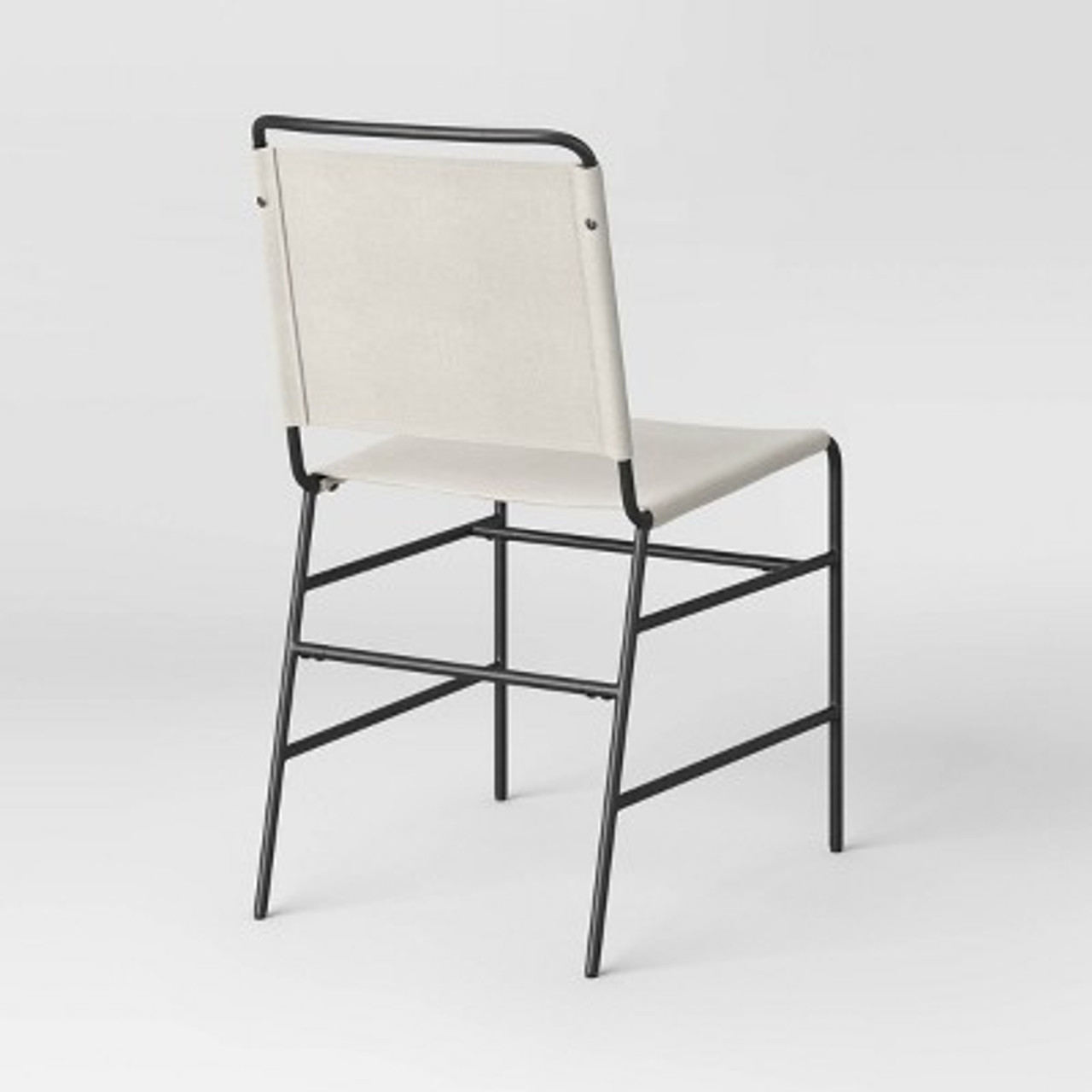 Ward Sling Metal Dining Chair Cream Canvas - Threshold™