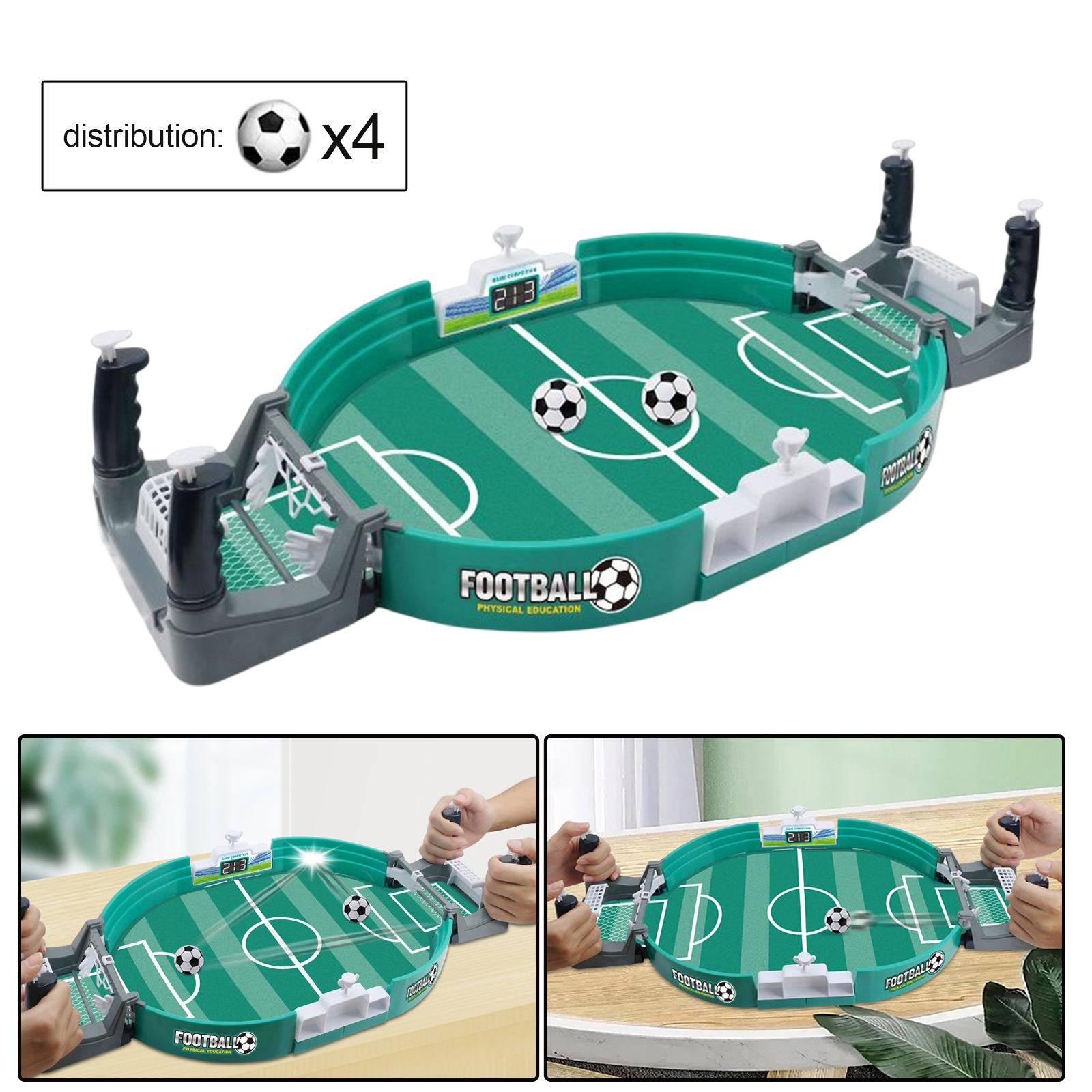 Soccer Game Interactive Toy Tabletop Play Ball Soccer Toys Football Board Game medium 4 balls