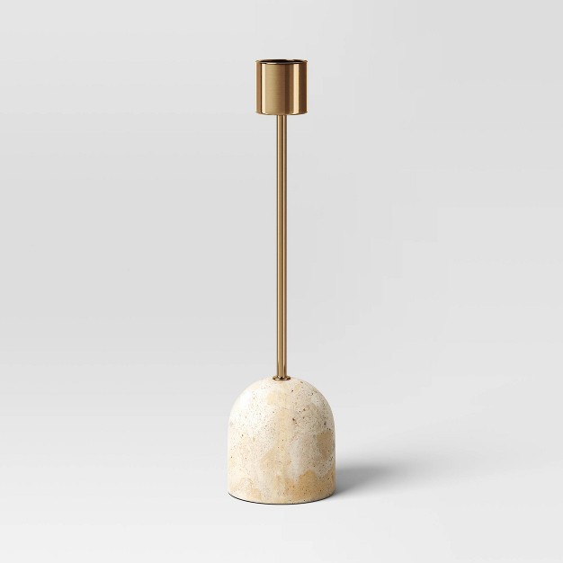 Luxe Marble Taper Candle Holder