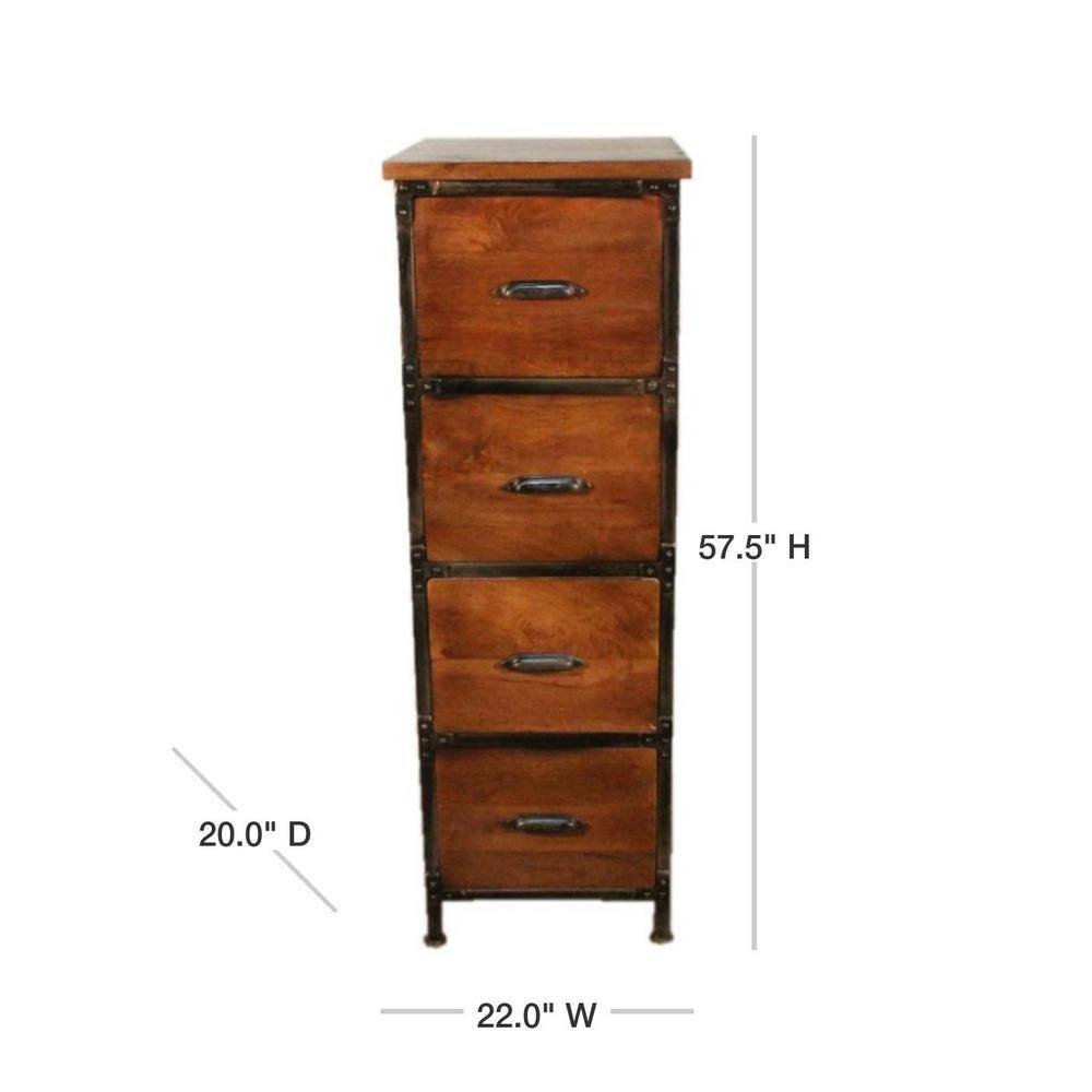 Lafayette Medium Brown File Cabinet B827