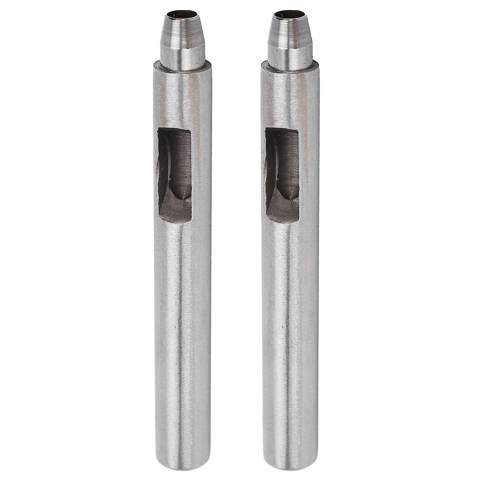 2pcs Hole Punch Tool Diy Leather Round Hollow Punching Cutter Drilling Hardware Supplies7mm