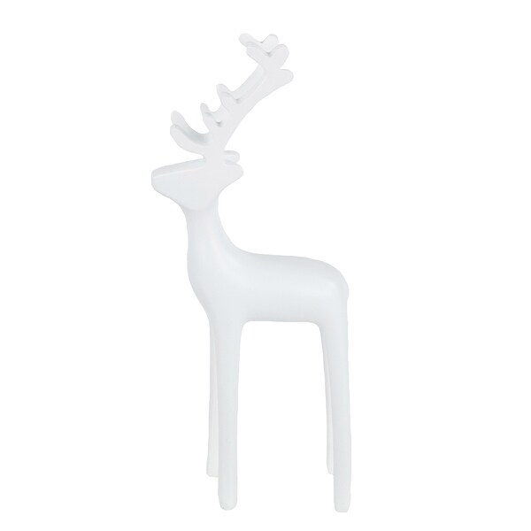 8.25 White Reindeer Christmas Decoration