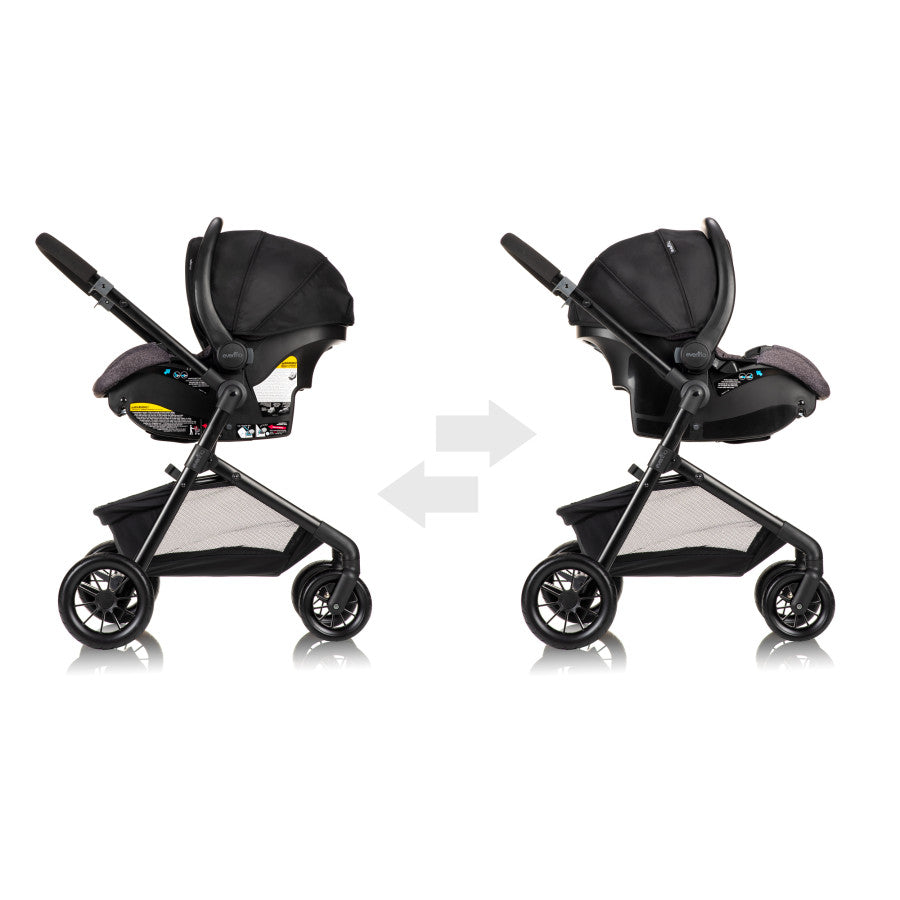 Pivot Modular Travel System with LiteMax Infant Car Seat with Anti-Rebound Bar