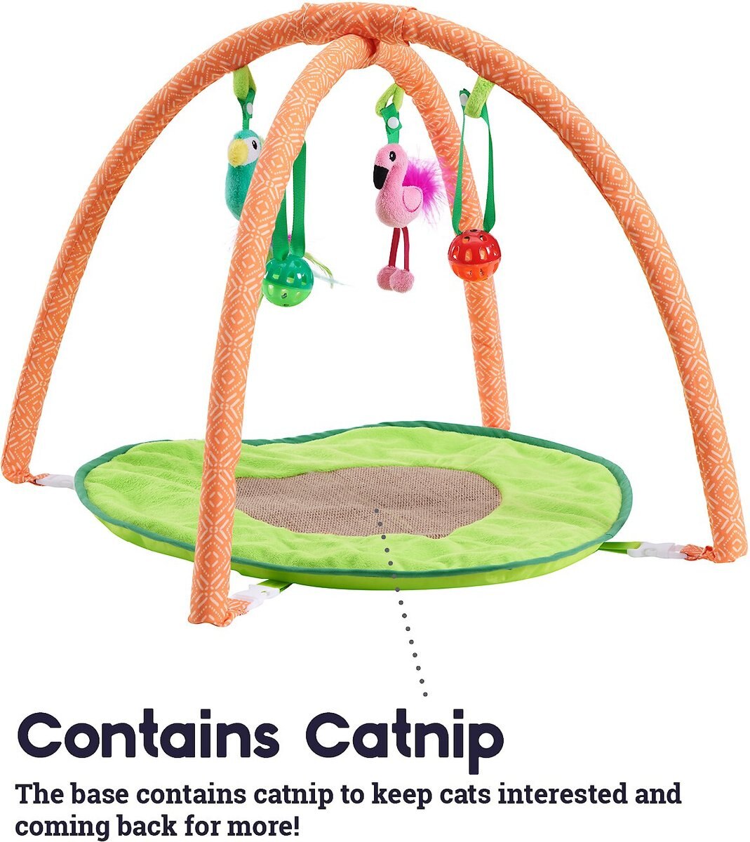 Catstages Jungle Mat Cat Activity Play Mat Cat Toy with Catnip