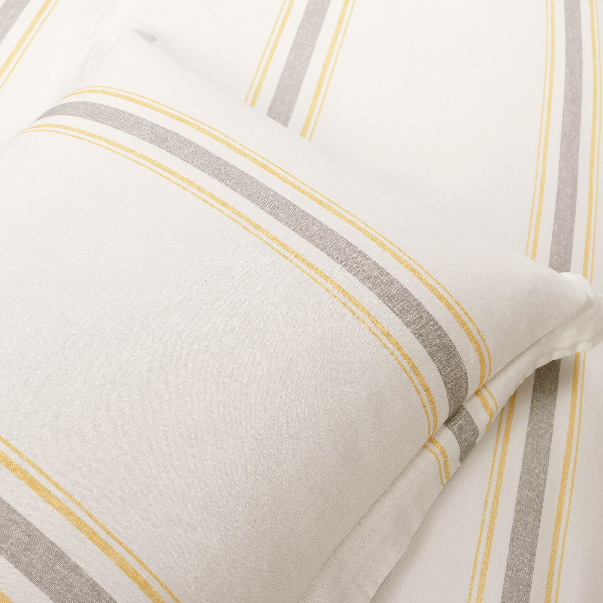 Farmhouse Stripe 100% Cotton Duvet Cover Set