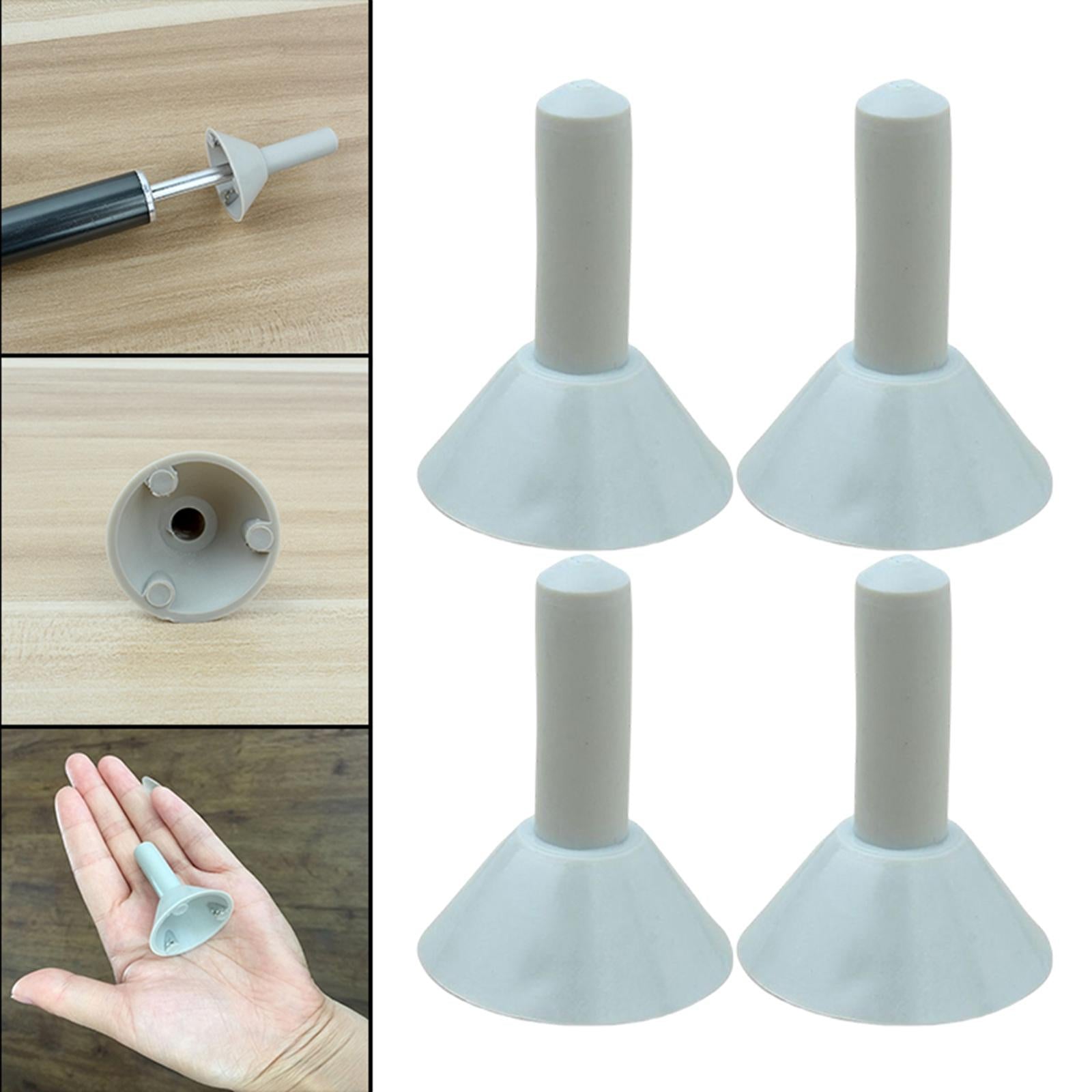 4 Pieces Tent Pole Insulation Protection Caps Insulating for Hiking Camping Grey