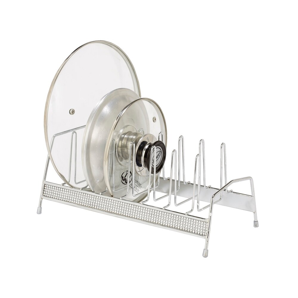 Kitchen Details Chrome Lid Organizer   13.78\