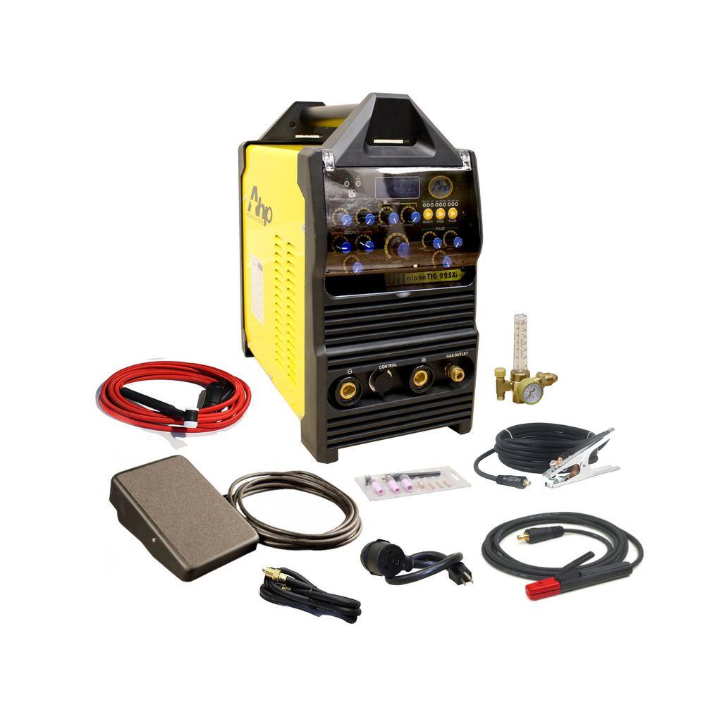 AHP 225 Amp Alpha-TIG 225Xi IGBT Digital Inverter ACDC Pulse TIGStick Welder wHigh Frequency 120V240V Dual Voltage AlphaTIG225Xi