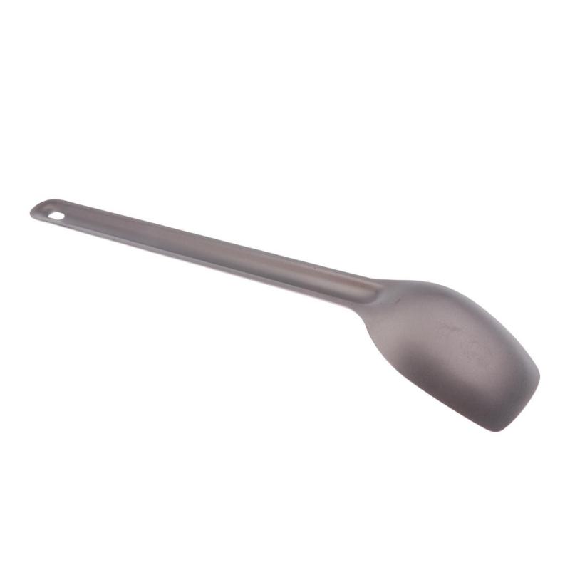 Ultralight Titanium Long Handle Spoon Outdoor Camping Tableware Pouch Accessories