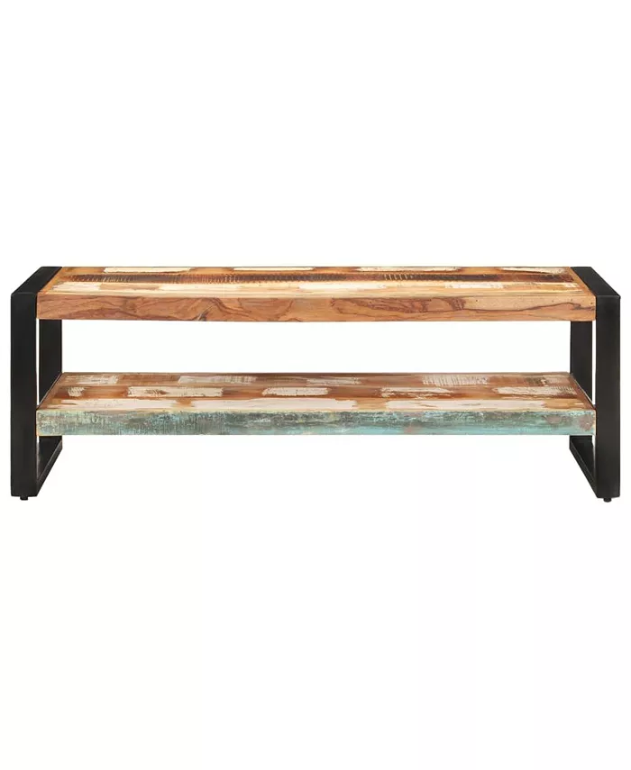 vidaXL Coffee Table 47.2x23.6x15.7 Solid Reclaimed Wood